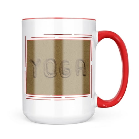 

Neonblond Yoga Sand on the beach Mug gift for Coffee Tea lovers