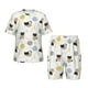 thumbnail image 1 of Balery Cute Cat Conjunto de Pijama Infantil de Manga Corta con Estampado – Ropa de Dormir de Algodón Suave-Medium, 1 of 6