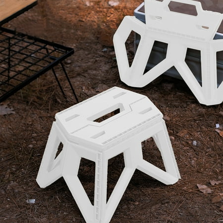 YiKa Portable Stool Folding Camping Stool for Adults and Boys and Girls Lightweight Hiking Chair Stable Base for Camping Fishing Hunting