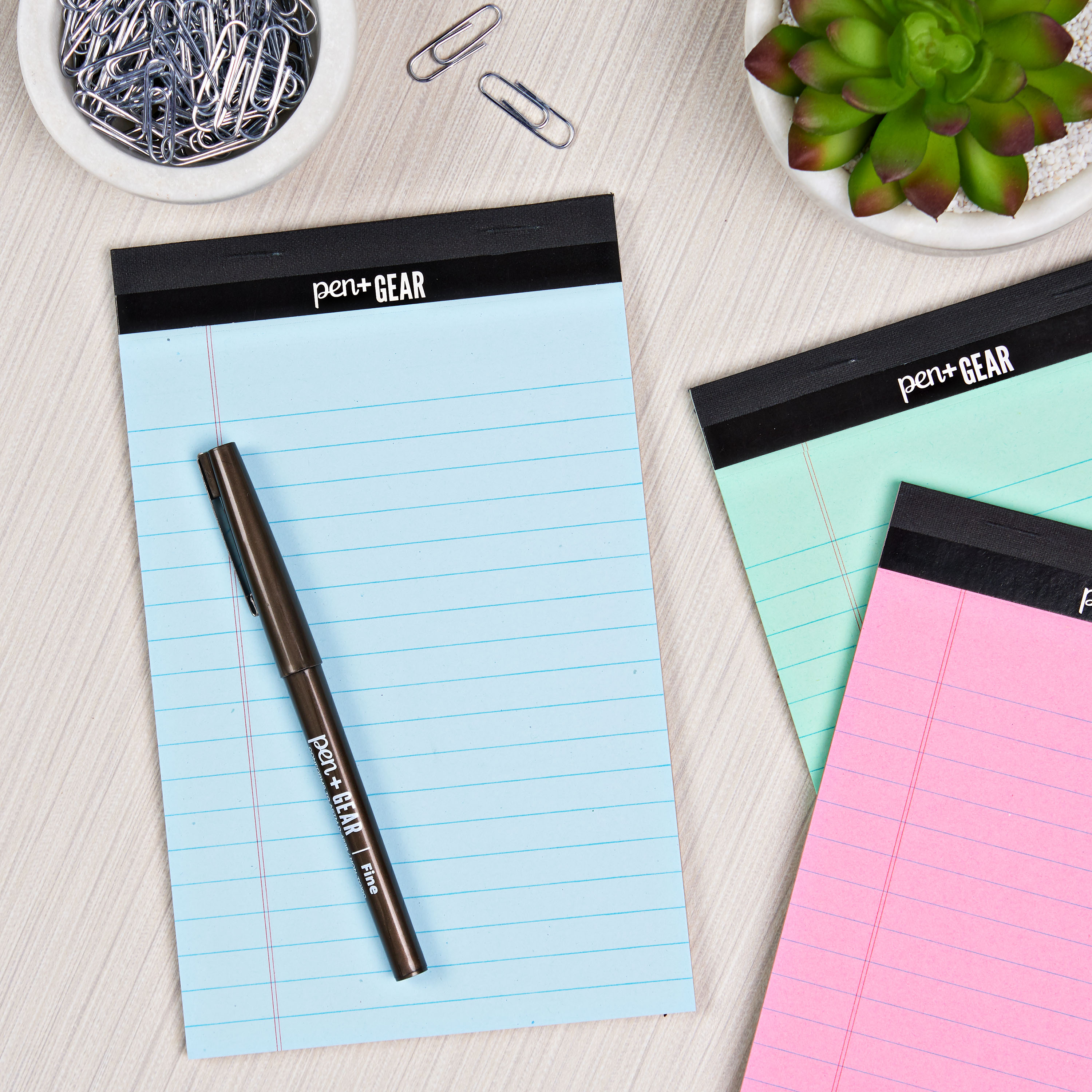 Pen+Gear Pastel Legal Pads 5x8, 50 Sheets, 3-Pack photo 5