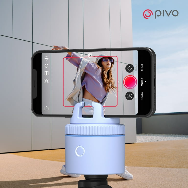 Pivo Pod Lite Auto Face Tracking Phone Holder, 360° Rotation, Handsfree  Video Recording - Purple