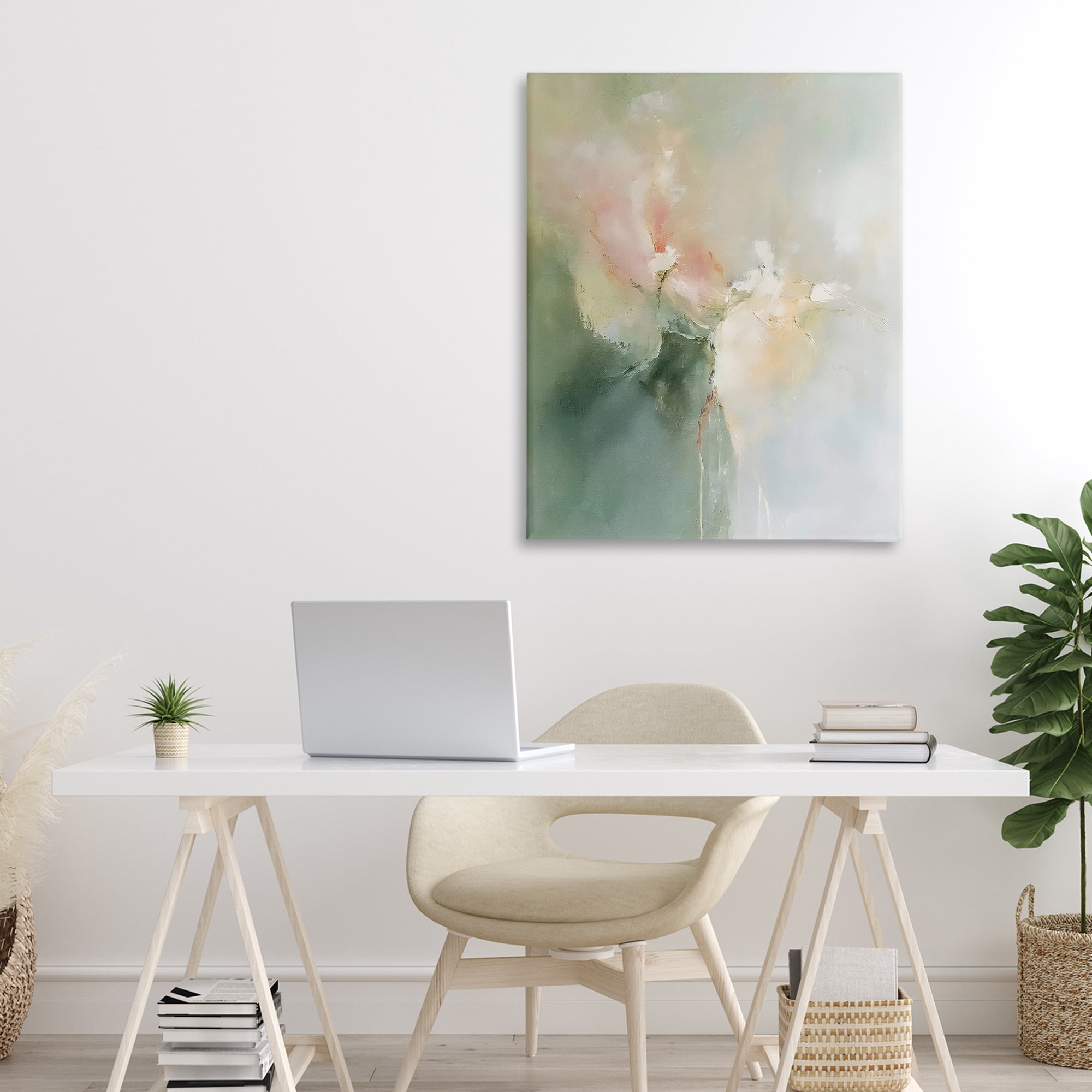 Stupell Industries Ethereal Brushwork Abstraction Canvas Wall Art, design by Riley B