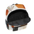 thumbnail image 6 of FORMRS School Backpack with Front Zippered Pocket 12" Student Travel Daypack, White Abstract Shapes, 6 of 6