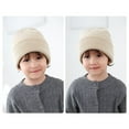 thumbnail image 6 of Trendy Solid Soft 2-6 Years Baby Beanie Hat Knit Warm Beanies Kids Winter Hat Children Ski Hats LIGHT GRAY, 6 of 8