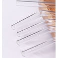 thumbnail image 5 of PMSSYPL12 Reusable Transparent Curved Glass Straws, 10 Curved Straws+2 Straw Cleaning Brushes, 7 Inches X 8 Millimeters, Suitable For Juice, Coffee, Cocktails, Smoothies, 5 of 5