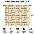 thumbnail image 2 of Blackout Kids Curtains,Excavator and Road Barrier Beige Children's Insulated Curtains Set Of 2,Bedroom Essentials,Toddler Room Decor 52"x84", 2 of 5