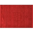 thumbnail image 1 of Ahgly Company Indoor Rectangle Abstract Orange Contemporary Area Rugs, 5' x 8', 1 of 1