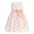 thumbnail image 2 of Swea Pea Lilli M746 Girls Easter Spring Polka-Dot Dress Peach, 3T, 2 of 2