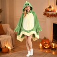 thumbnail image 1 of Womens Halloween Graphic Hoodies Halloween Cosplay Bat Cape Soft Wearable Blanket Hoodie for Women, 1 of 3