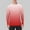 Watermelon Red, variant on SYMOID Mens Watermelon Red Ombré Long Sleeve Stretch Shirt - Raglan Sleeves, Crew Neck, 95% Polyester 5% Spandex, S-XXXXXL for Casual/Outdoor/Gym,Size XL
