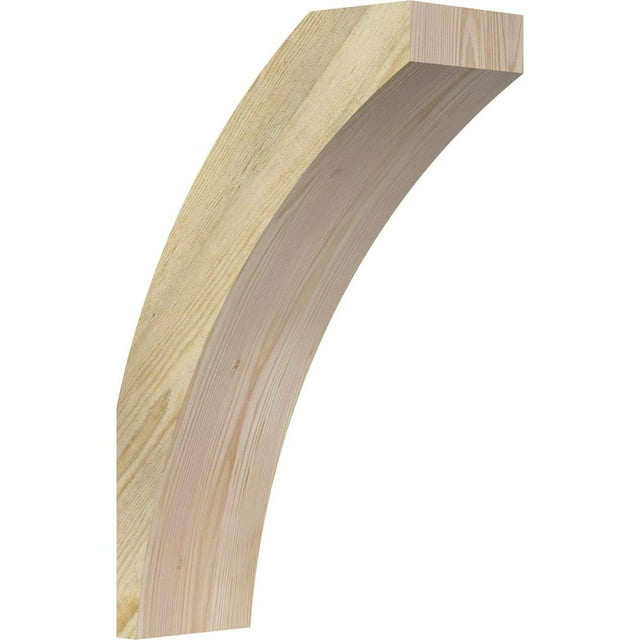 Ekena Millwork BRC06X14X22THR00RDF Genouillère Rugueuse 6"L x 14"P x 22"H, Douglas Sapin