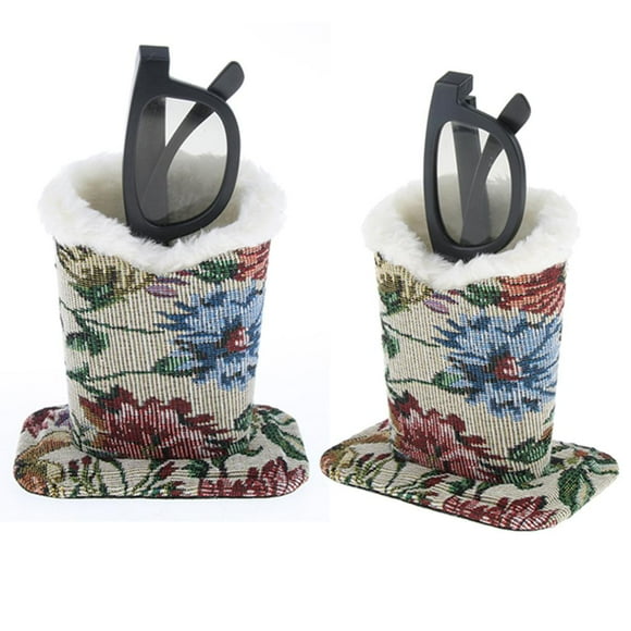 Soporte para anteojos Colco Organizador de Exhibición Soporte para Bolígrafo 2 Piezas con forro de felpa