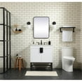 thumbnail image 6 of Elegant Decor Eugene 30" Aluminum MDF Single Bathroom Vanity in White, 6 of 8