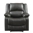thumbnail image 3 of Relax-a-Lounger Warren Standard Manual Recliner, Brown Fabric, 3 of 5
