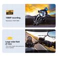 thumbnail image 4 of Q28-2X Helmet Headset with WIFI Bluetooth,HD 1080P Driving Recorder&Wireless Camera Call & Video Recording,A,1 * Helmet Bluetooth Dash Cam Headset,Black, 4 of 8