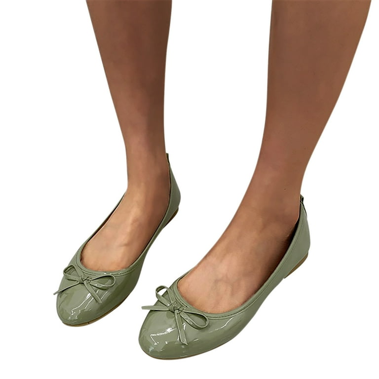 MPWEGNP Women Soft Sole Square Toe Flats Women display picture 3