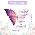 thumbnail image 4 of Large Inspirational Butterfly Wall Decals Stickers, Peel and Stick Vinyl Wall Art Decals Decor, 4 of 7