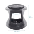 thumbnail image 2 of ECR4Kids Active Storage Wobble Stool, 18in Seat Height, Children's Furniture, Black, 2 of 9