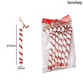 thumbnail image 1 of 6pcs Lollipop Candy Cane Pendant Xmas Tree Hanging Ball Ornaments Decorations For Home 2024 New Year Gift, 1 of 5