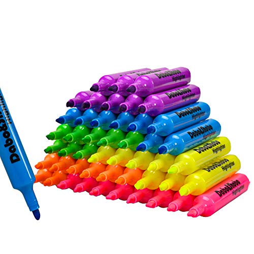 108 Pack Tank Style Highlighters - Chisel Tip Yellow Markers For School, Office & Coloring - View #4