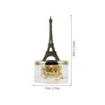 thumbnail image 2 of Hemoton Hand-Cranked Eiffel Tower Music Box Metal Statue Music Box Vintage Style Table Decoration Eiffel Tower Statue Eight-Tone Music Box, 2 of 8