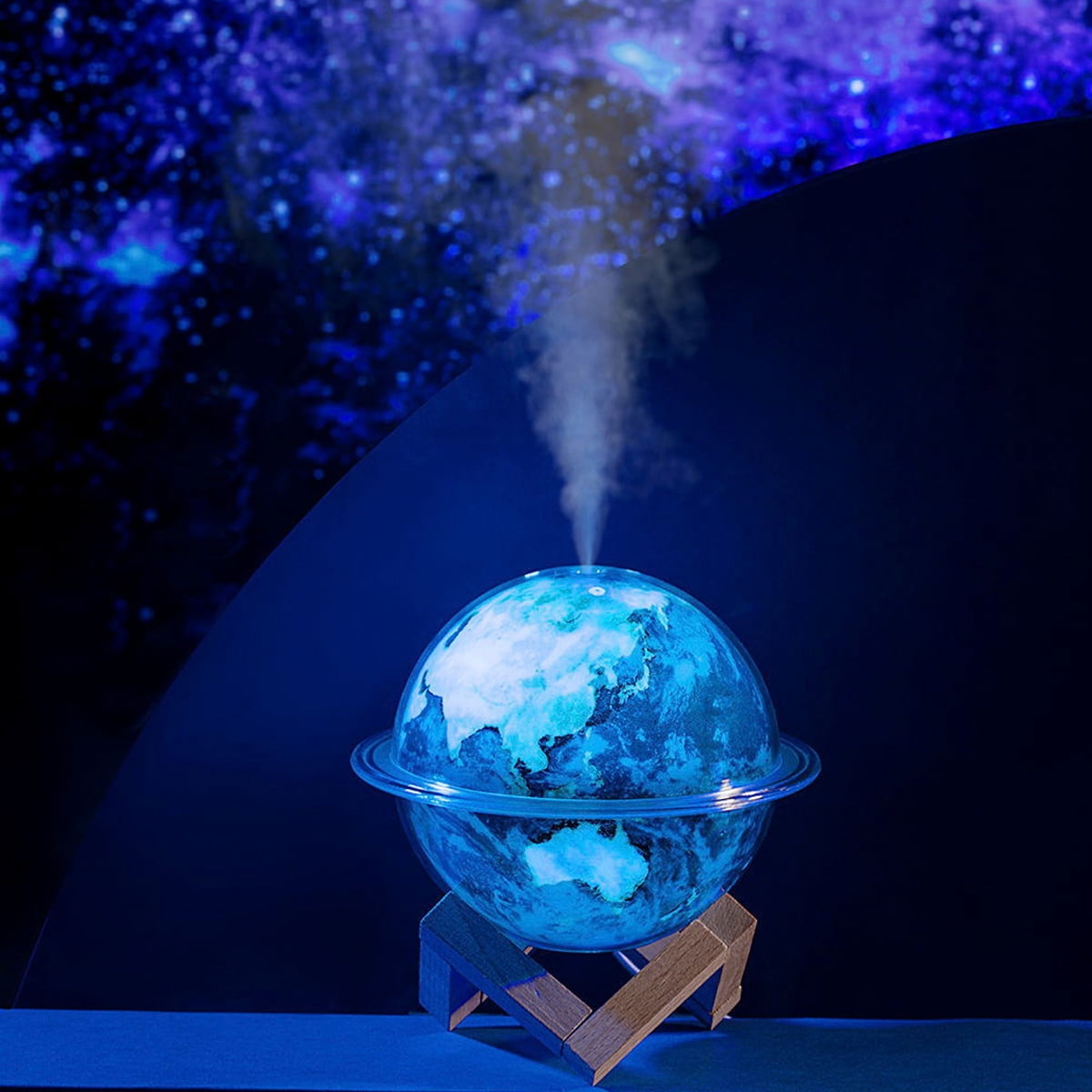 Galaxy Night Light Humidifier, Quiet Soothing Operation Multiple Light ...