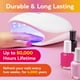 thumbnail image 4 of Lámpara UV SUNUV SUN4S LED de 48 W para uñas de gel con 4 temporizadores, rosa, 4 of 7