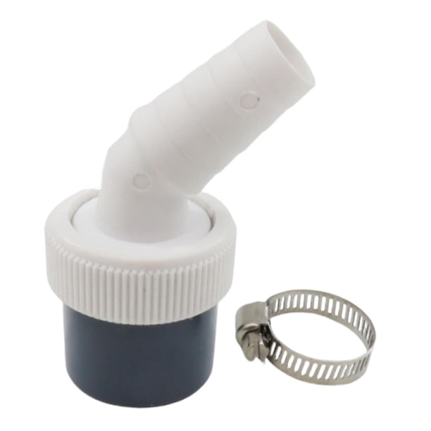 Adaptador de vías para conector de desagüe, accesorios de baño portátiles a prueba de fugas con abrazaderas para mangueras de lavadoras. Cabezal único