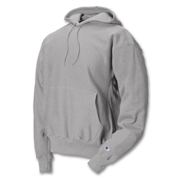 Champion Chandail à Capuchon en Molleton Reverse Weave pour Hommes, G, Gris Argenté
