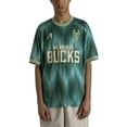 thumbnail image 4 of Men's Authmade x NBA Green Milwaukee Bucks Soccer Kit Fashion Jersey, 4 of 7