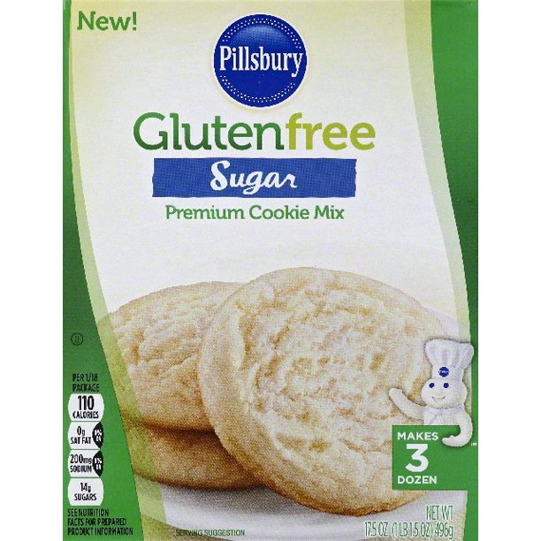 Pillsbury Gluten Free Sugar Premium Cookie Mix, 17.5 oz - Walmart.com