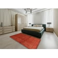 thumbnail image 5 of Ahgly Company Machine Washable Indoor Round Contemporary Neon Red Area Rugs, 7' Round, 5 of 7