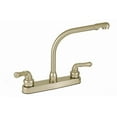 thumbnail image 4 of Empire Brass Faucet U-YNN800RSN Ultra Line; Used For Kitchen; Single Piece 8 Inch Deck-Mount; High-Rise Spout; 2 Teapot Handle; Nickel Plated/Plastic, 4 of 4