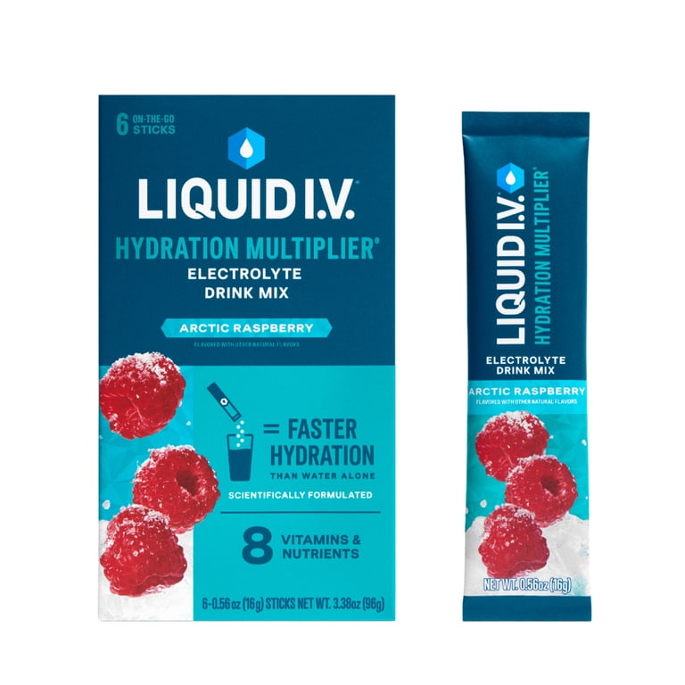 Liquid I.V. Arctic Raspberry Hydration Multiplier Powder, 6 Pack photo 2