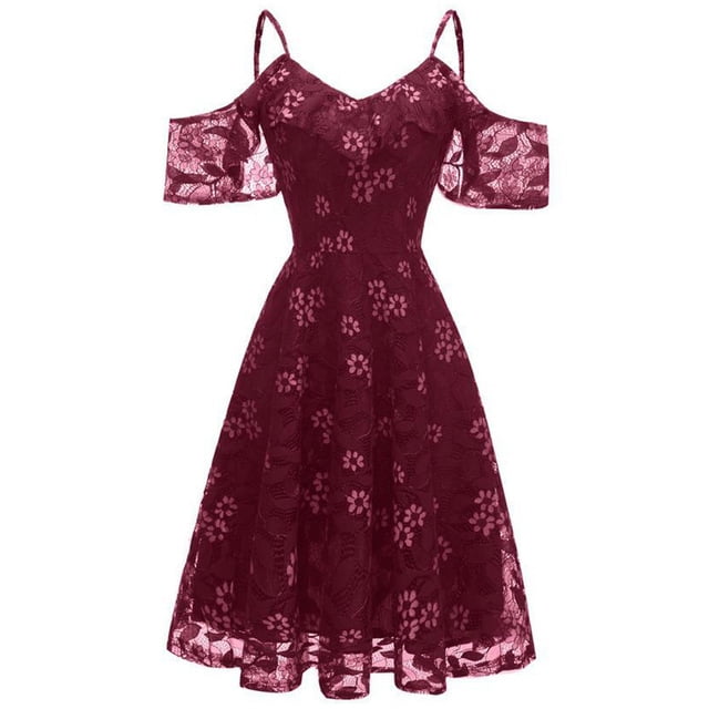 2021 Robe de Fête pour Adolescentes Robe de Mariage d'Été en Dentelle pour Filles Robe à Col en V avec Bretelles Robes pour Enfants de 14-20 Ans Robe pour Adolescentes