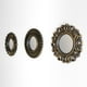 thumbnail image 3 of Espejos de pared BONNYCO redondos dorados, paquete de 3 para decoración del hogar, 3 of 7