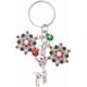 thumbnail image 1 of Llavero con colgante de ciervo, aleación con circonita cúbica, 7,5 cm, platino. Ideal para mujer. Perfecto para llevar en el móvil, bolso o mochila., 1 of 4