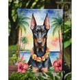 thumbnail image 3 of Doberman Pinscher Luau Garden Flag 11.25 in x 15.5 in, 3 of 5