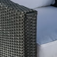 thumbnail image 2 of Gregory Outdoor Wicker Club Chairs with Cushions, Set of 2, Black, White, 2 of 7