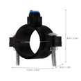 thumbnail image 2 of Drain Saddle Valve Clamp Water Filters Clamp Drain Saddle for Reverse Osmosis System, 2 of 9