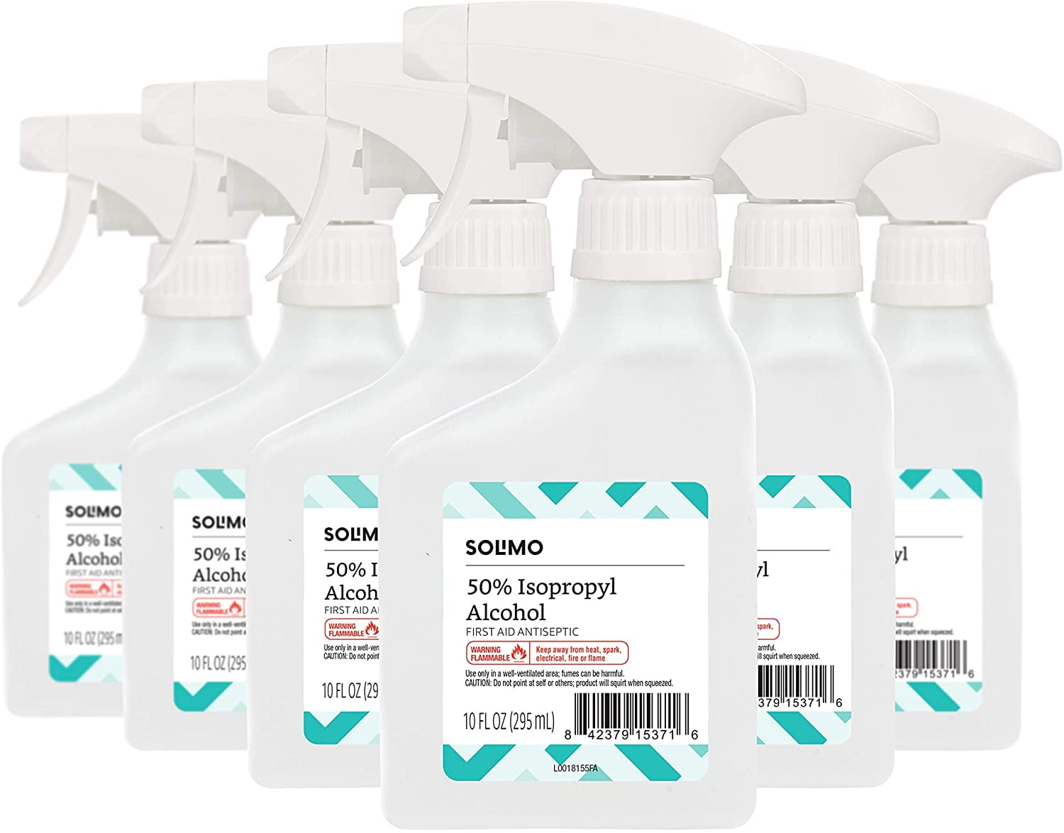 50 Isopropyl Alcohol First Aid Antiseptic Spray Bottle, 10 Fluid