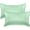 Mint Green, variant on 2 Pieces Satin Pillowcase Set with Hidden Zipper closure, Standard/Queen, Mint Green