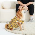 thumbnail image 5 of Pofeuu Sunflower Print Dog Clothes Fashionable Sleeveless Pet Vest Cotton Dog Shirt, Ideal for Small, Medium, and Large Breeds-3X-Large, 5 of 7