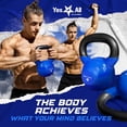 thumbnail image 5 of Yes4All Kettlebell Sets Vinyl Coated, Weights Set Great Kettlebells Combo for Full Body Workout and Strength Training Exercise Gym Equipment Blue, 15 25 lbs, 5 of 6