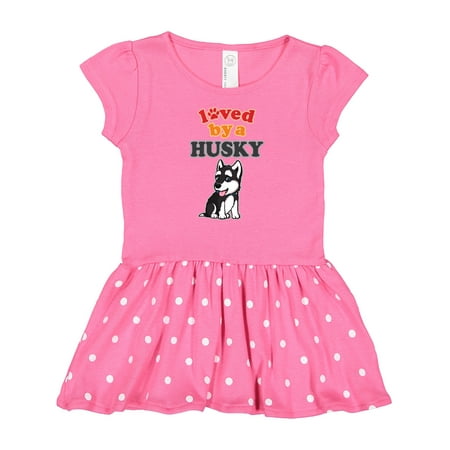 

Inktastic Siberian Husky Dog Puppy Gift Baby Girl Dress