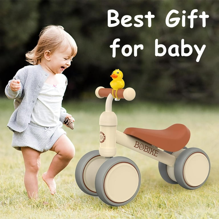 Bobike Baby Balance Bike Toys for 1 Year Old 10 24 Months Toddler Walker Bicycle Cream Walmart