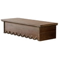 thumbnail image 6 of SOFE Wood Scalloped Decorative Floating Shelves, Farmhouse Bedroom Bathroom Kitchen Shelving Wall Shelf, Small Hanging Shelves Display Book Picture Ledge Shelf, 6 of 11