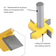 thumbnail image 4 of Standard CNC Spoilboard Router Cutters Flattening Cutter for Plate 1/2" Shank, 4 of 5
