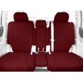 thumbnail image 2 of CalTrend Center 40/20/40 Split Back & 60/40 Cushion Faux Leather Seat Covers for 2014-2020 Nissan Rogue - NS245-02LX Red Insert and Trim, 2 of 3