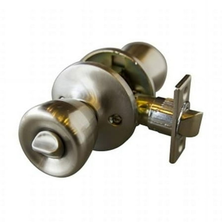 Design House  Terrace 6 Way Latch Privacy Door Knob, Satin Nickel